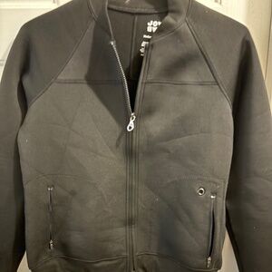 Black Joy Lab L/S Bomber Jacket Size Med